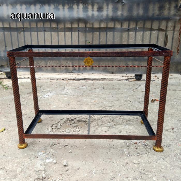 rak aquarium 100x40 cm 2 susun