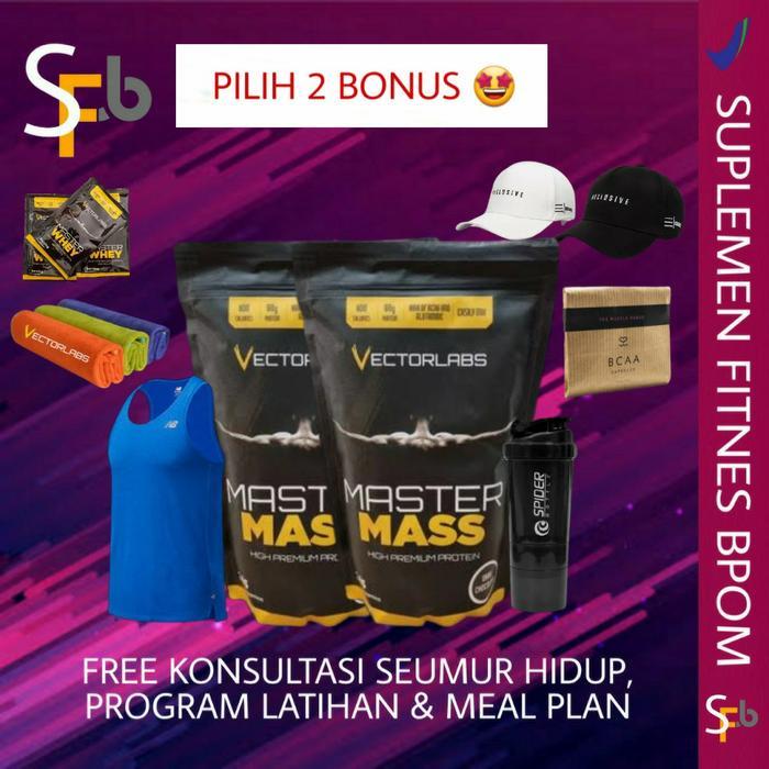 New Master Mass 2Lbs 2 Lbs Weight Gainer Penambah Berat Badan Non Bxn Gain Ready
