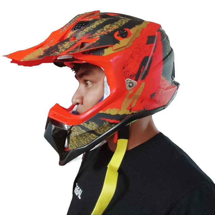 Helm LS2 MX470 Subverter Claw Matt Black Red