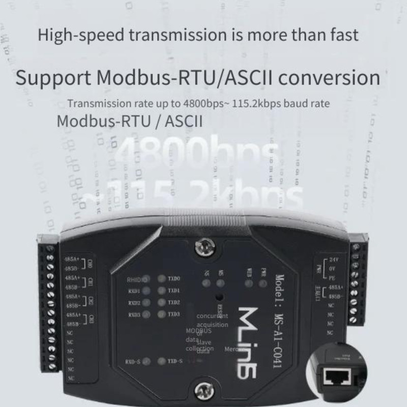 Large Cache Modbusrtu485 Data Set Collector Register Coil Remapping Concurrent Acquisition From The