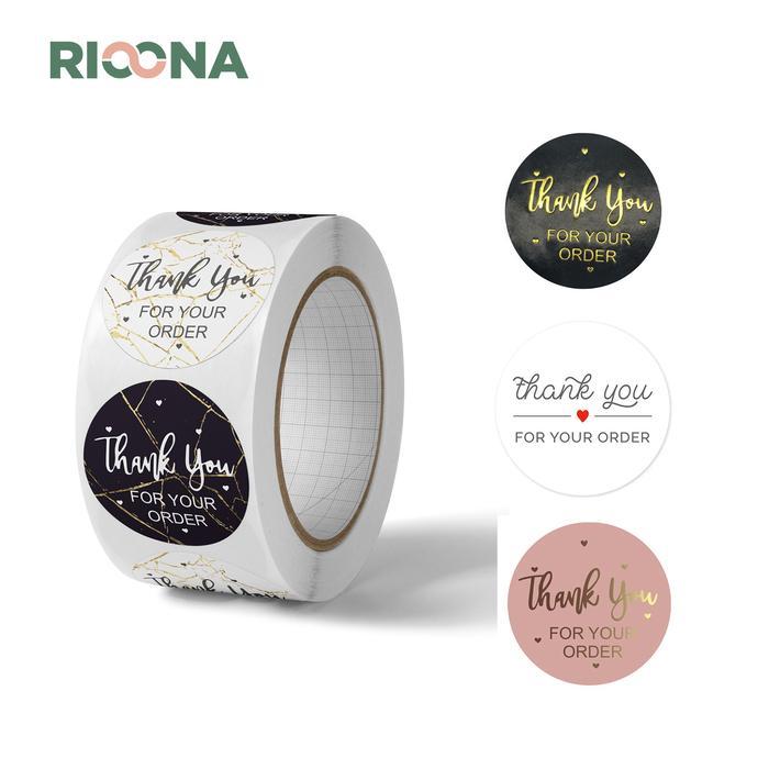 500 pcs Stiker Label Thank You For Your Order