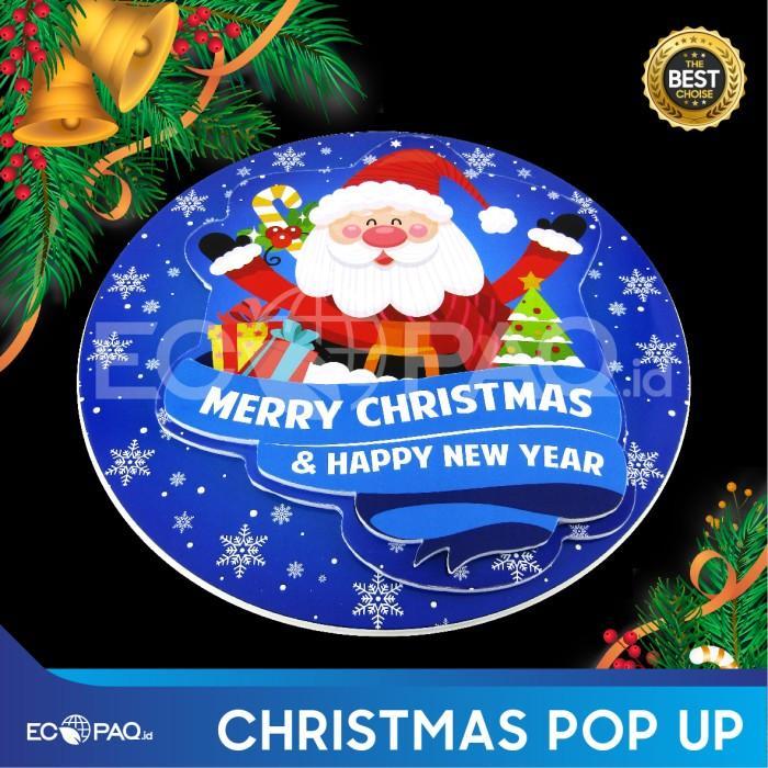 Hiasan Natal - Aksesoris Natal - Hiasan Pintu Christmas - Biru-HPB1