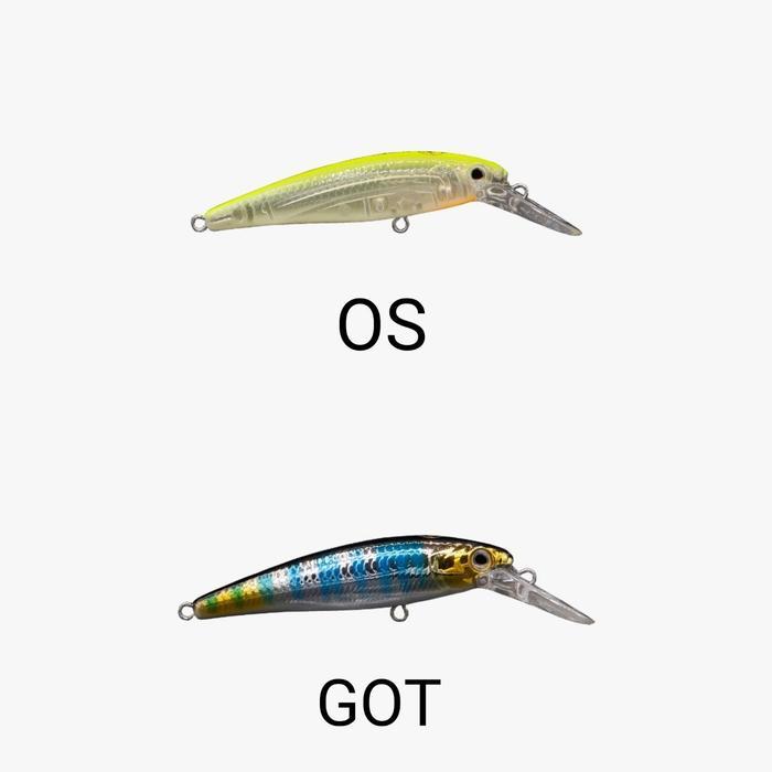 Daimaru Lure Jack Jerk, Minnow, Swimming Action Lure, Tipe Suspending, Super Strong Abs, Nippon