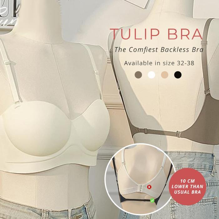 [TULIP] BACKLESS BRA STYLING BRA BRA SEAMLESS BH SEAMLESS BH BACKLESS BUSA TEBAL NYAMAN