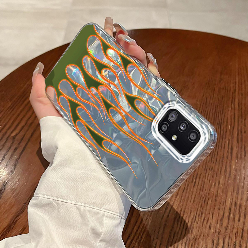 Casing Hp Samsung Galaxy A51 M40s Case Casing HP Softcase ponsel silikon tahan jatuh transparan riak