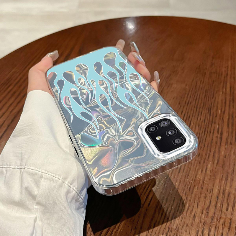 Casing Hp Samsung Galaxy A51 M40s Case Casing HP Softcase ponsel silikon tahan jatuh transparan riak