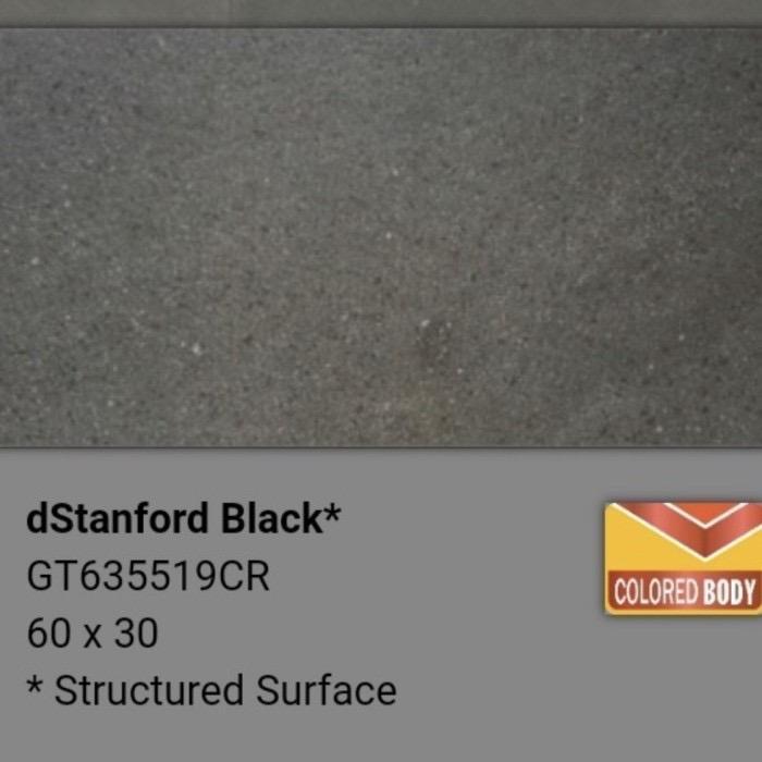 Roman Granit Lantai GT635519R dStanford black kw 1 60x30
