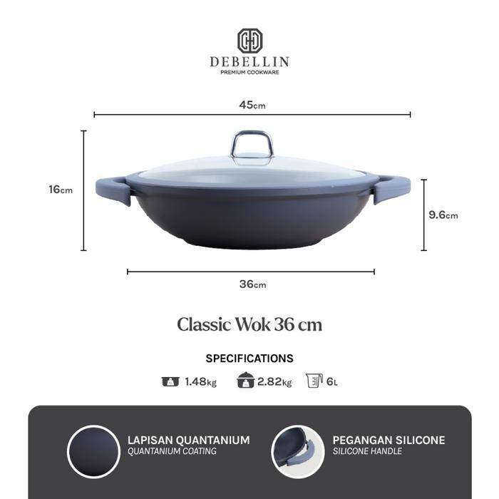 neys- Debellin Classic Wok Pan 36 Cm