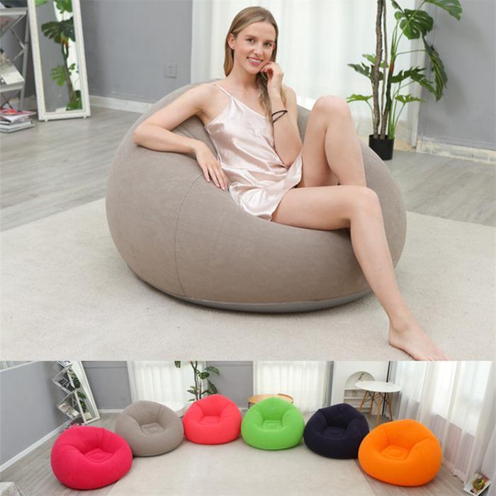 Promo Free Pompa Sofa Santai Angin Sofa Bean Bag Indoor Outdoor Sofa Angin Beanbag Inflatable
