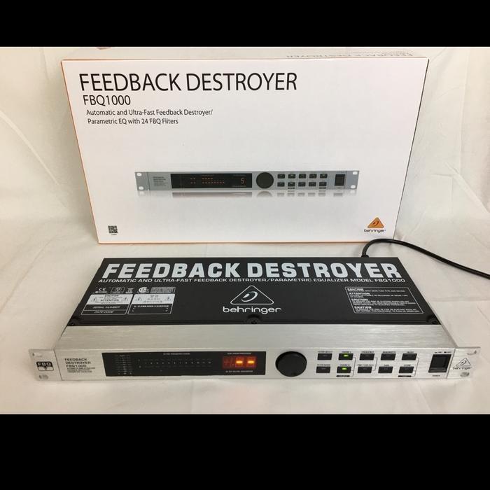 Behringer Feedback Destroyer Behringer Fbq1000 Fbq 1000 Anti Feedback