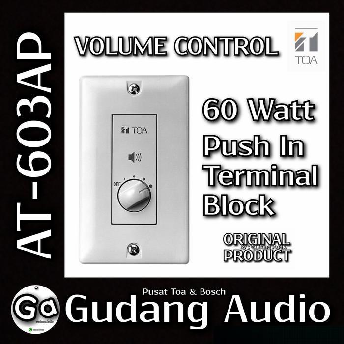 Volume Control Speaker Toa Zv-603Atq Zv 603 60 Original