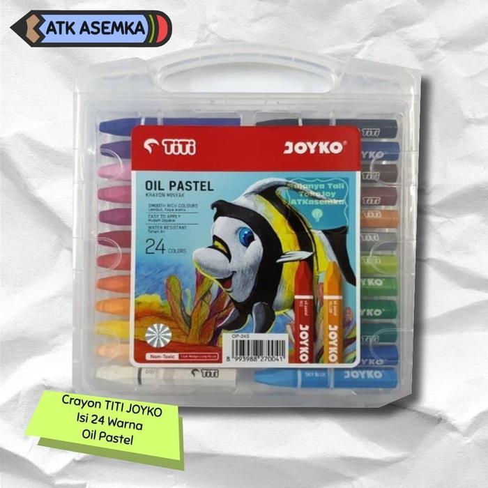 yf6l- Crayon Titi 24 Warna / Krayon Titi 24 Warna