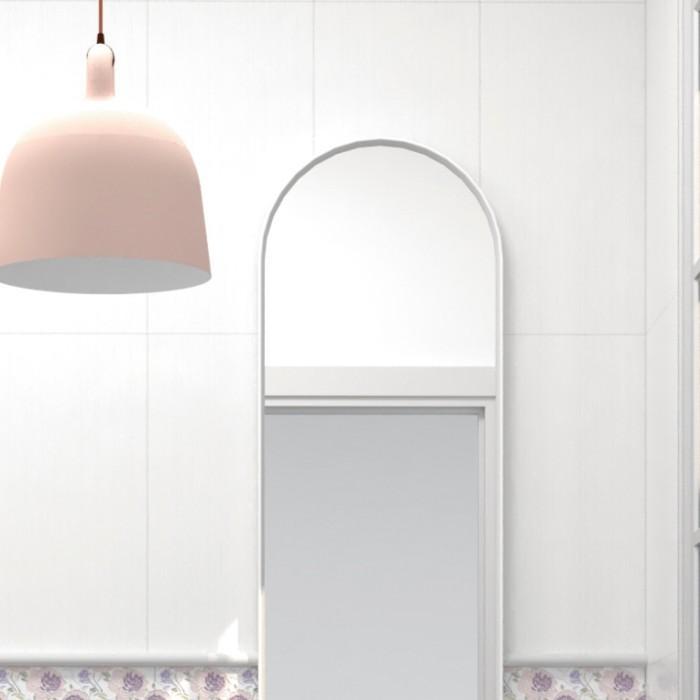 aiw25l- Habitat Andara White Keramik Dinding Kamar Mandi 25X50 Glossy