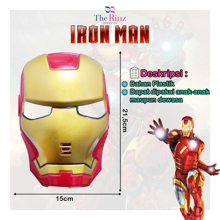 Topeng Ironman Plastik