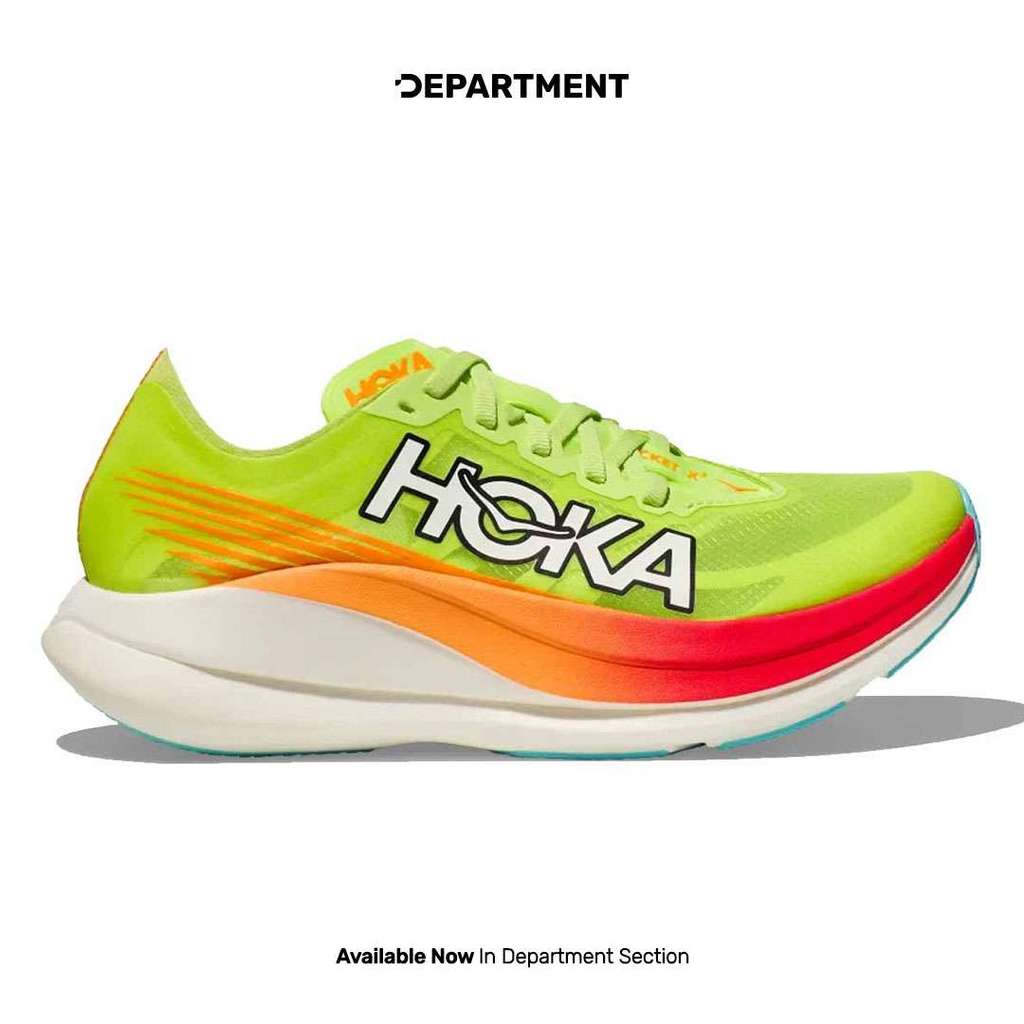 HOKA ONE ONE Sepatu Lari Unisex U ROCKET X 2 1127927LCS ORIGINAL