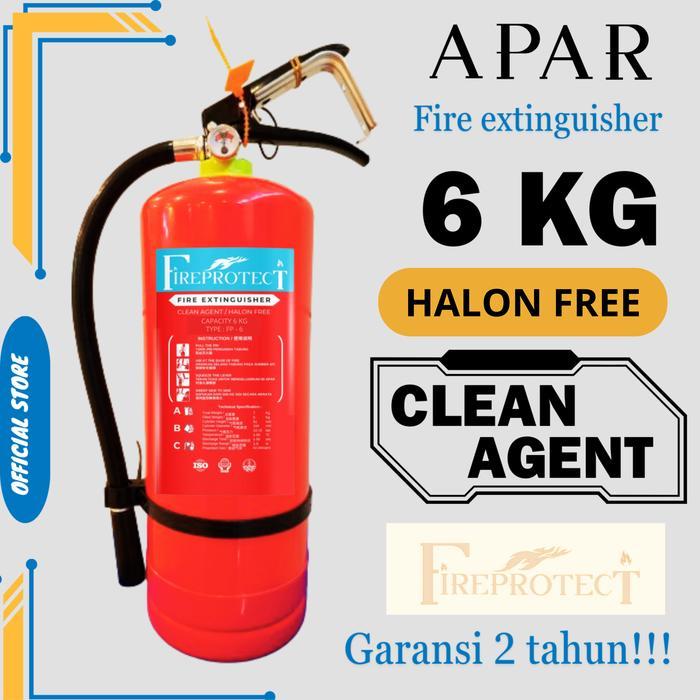 Apar pemadam Clean agent AF11 6kg / apar halon 6kg merk HOLY FIRE