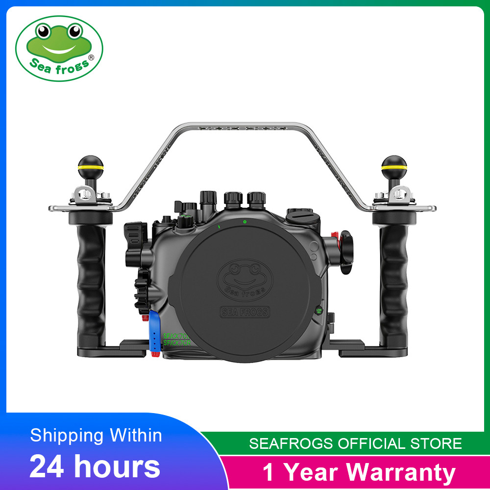 Seafrogs Sf10007 Aluminum Alloy 100M/328Ft Underwater Camera Housing For Sony A7C Ii/ A7Cr