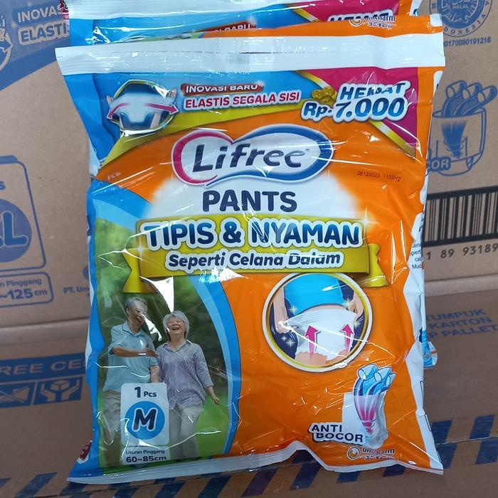MULTIHEALT- [Paket Murah 20Pcs] Lifree Sachet Pants Popok Celana Dewasa Orang Tua