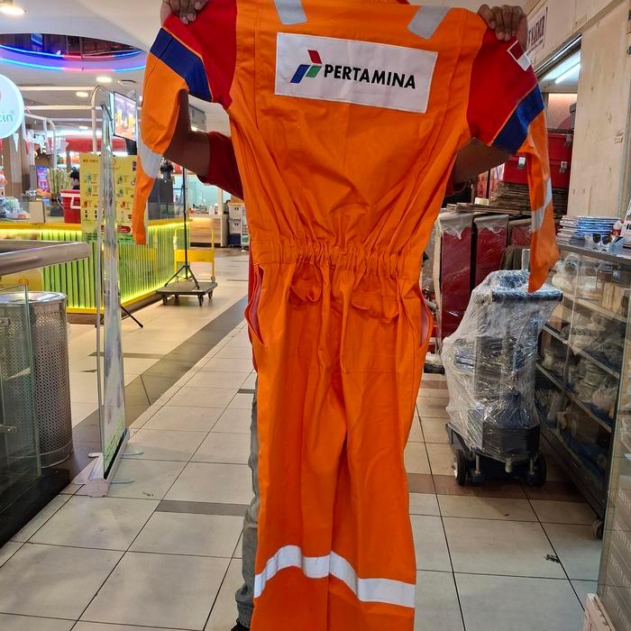Wearpack Nomex Pertamina Orange / Coverall Wearpack Nomex Pertamina