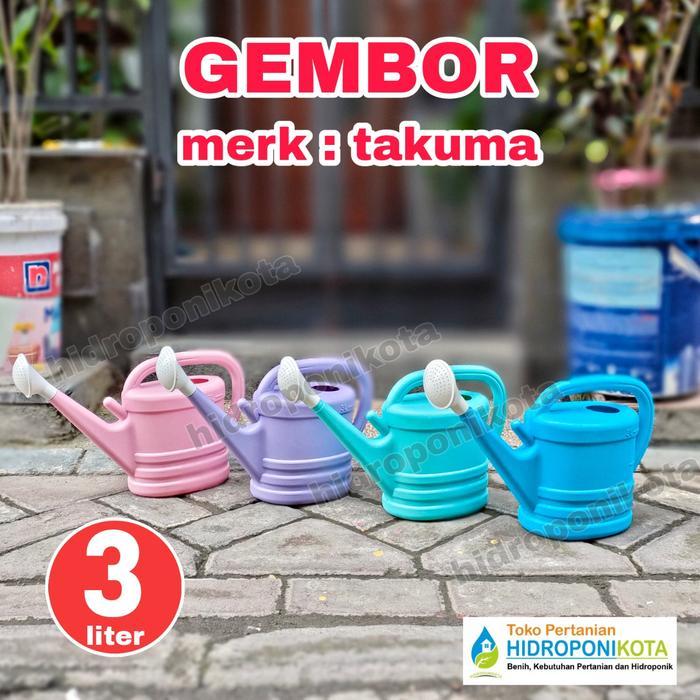 siraman tanaman - GEMBOR 3 liter plastik MERK TAKUMA -penyiram tanaman