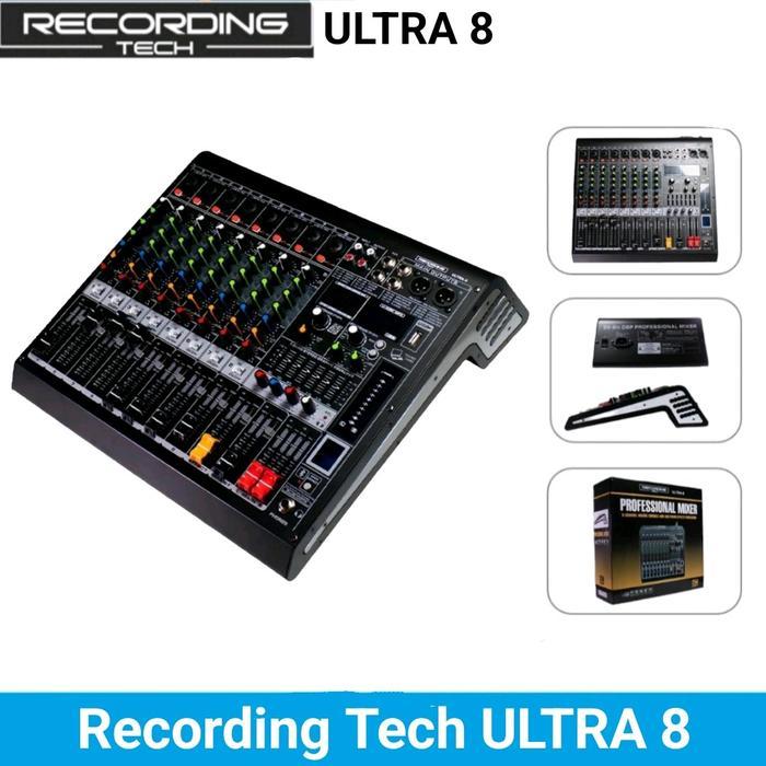 RECORDING TECH ULTRA 8 MIXER AUDIO 8 CHANNEL MIXING CONSOLE ULTRA 8 ORINAL