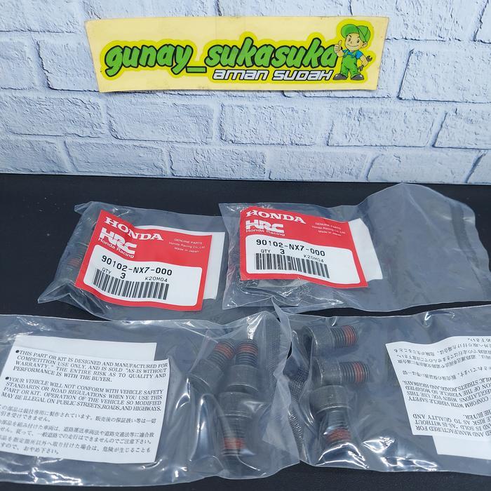 Baut Nap Gear HRC For Velg Gp NF4 NX4 OZ Marchesini Galespeed Techno