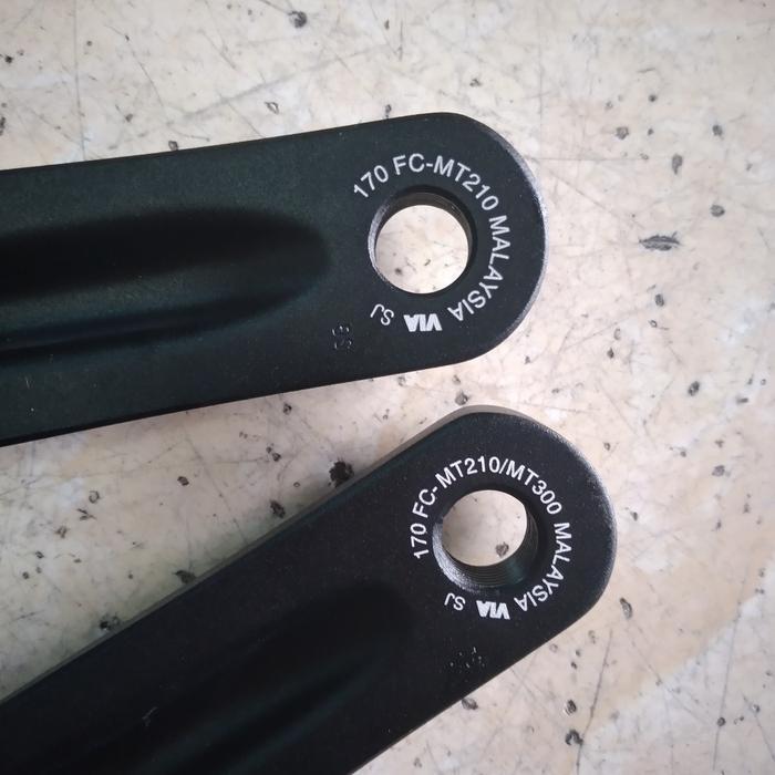 Gir Crankset Crank Set Shimano Original Altus Mt210 Hollowtech 2 Ht2 44T 32T 22T 3 Speed Triple