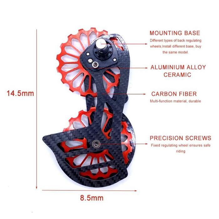 Wal Ospw Pulley Oversize Ceramic Bearing Tiagra 105 Ultegra Dura Ace