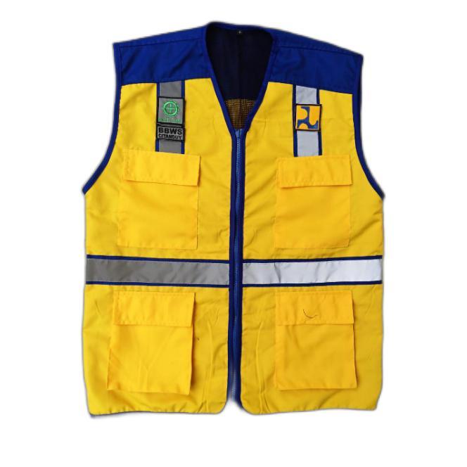 TERLARIS ROMPI pupr, rompi safety, baju pria, weaack rompi costum. rompi konsultan, rompi