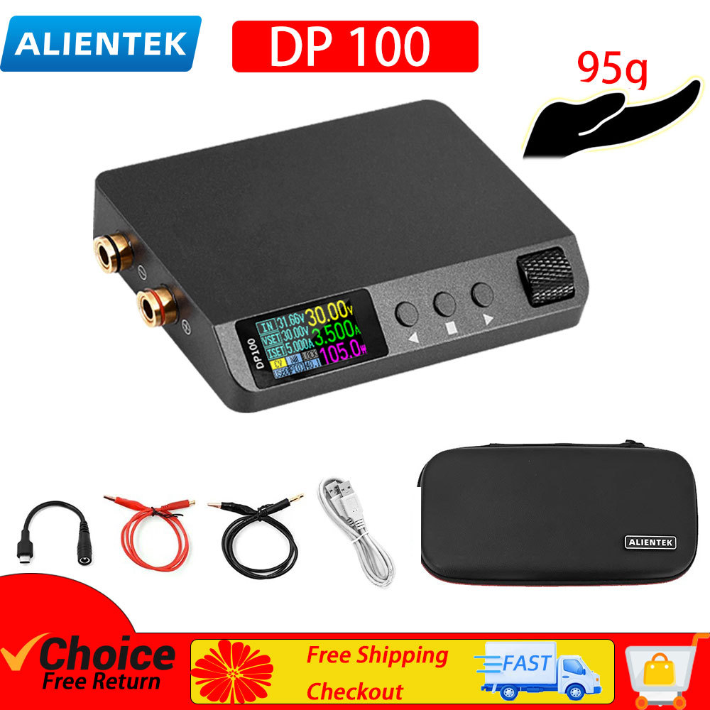 Alentek Dp100 Dc Power Supply Power Supply Adjustable 30V 5A Switching Power Supply Portable Digital