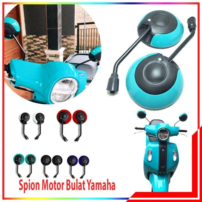 Spion Motor Bulat Yamaha Fazzio Fino - Kaca Spion Motor Yamaha Model Bulat