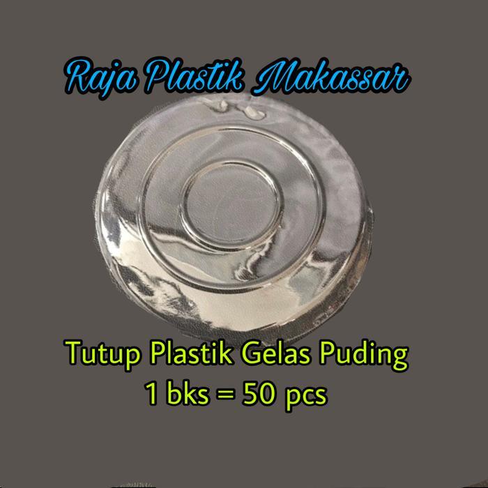 Tutup Plastik Gelas Puding / Tutup Plastik Cup Puding