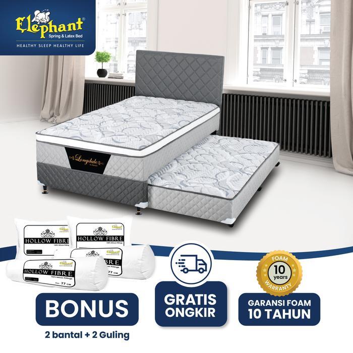 Springbed / Kasur 2 In 1 Elephant Longdale Rebounded