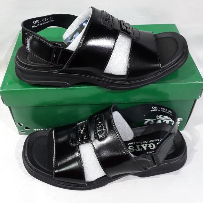 TERMURAH sepatu sandal pria kulit asli GATS OR-652 original