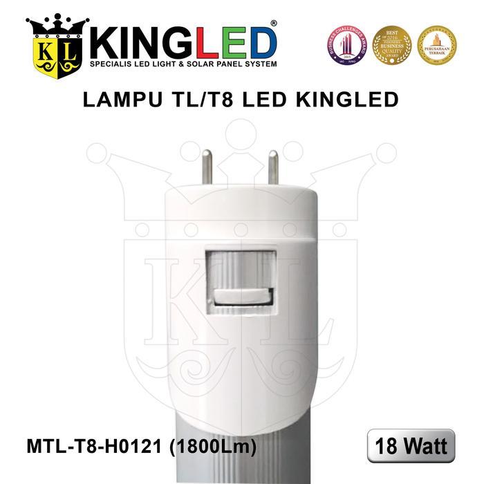 siy4- Kingled Lampu Tl T8 Led 18 Watt / Led Tube Tl T8 18 Watt 1800Lm