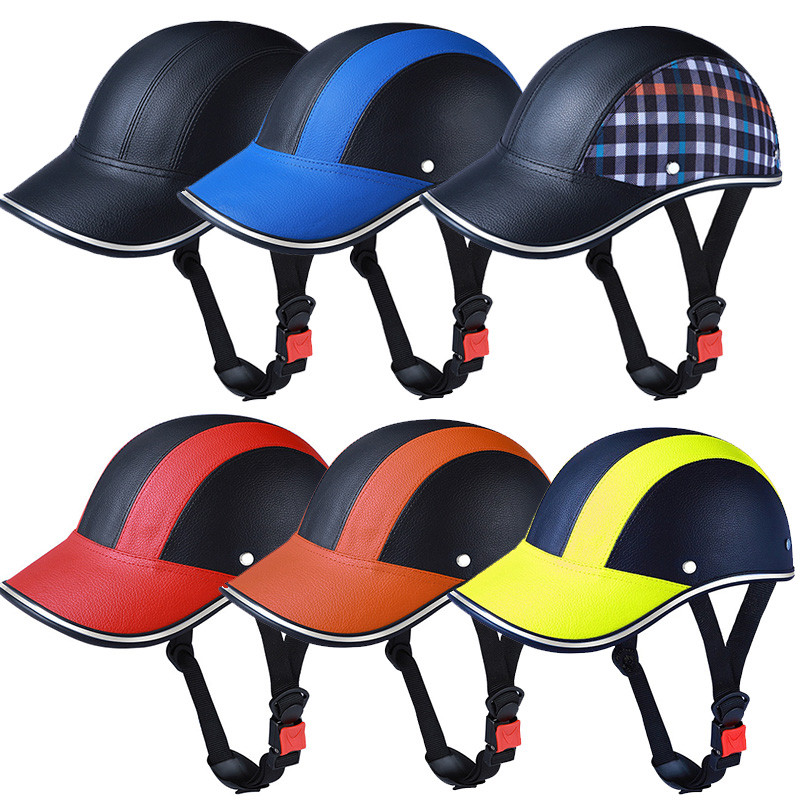 New Baseball Helmet Motorcycle Half Baseball Cap Men Classic Scooter Mountain Light Women Anti-