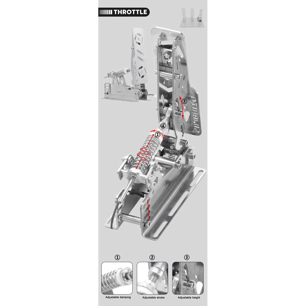 Simracing Steering Wheel And Pedal For Pc Pedals Sim Racing Cockpit