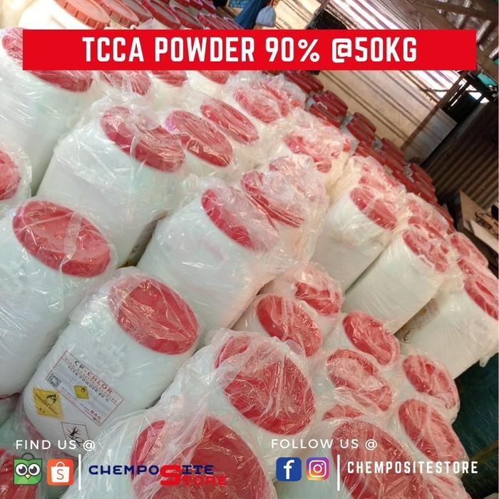Tcca bubuk / kaporit bubuk / klorin bubuk 90% kemasan 50kg GOJEK ONLY