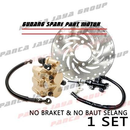 Cakram Kaliper Piringan Belakang Set Minerva Xroad X Road 150S 150-S