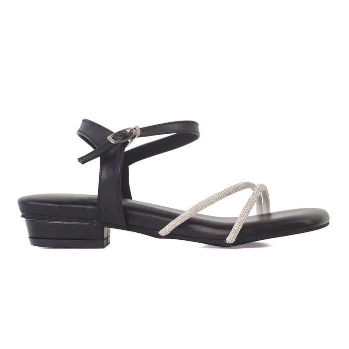Polla Polly X WOO SEOK - Sandal Wanita 2 cm - Sandal Minimalis Model Korean Style (36-40)