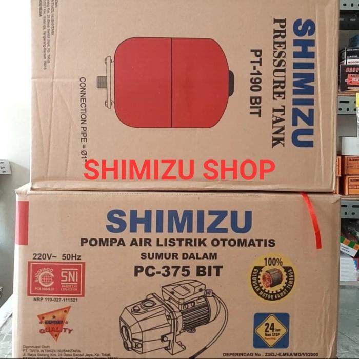 Jual Shimizu Jet Pump/Sumur Dalam 375watt PC375bit