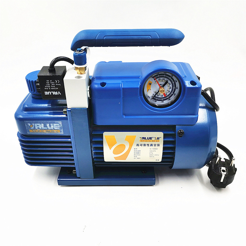 3.6M3/H 220V 180W V-I120Sv Air Conditioning Laboratory Air Pump Refrigerate R410 Pump 1L R410 R407C,