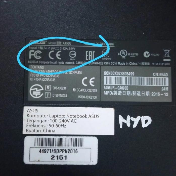 Jual Casing bawah laptop asus a456u x456u x456 a456