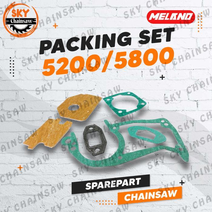 PACKING SET SENSO SINSO CHAINSAW MESIN GERGAJI 5200 5800 NIXON