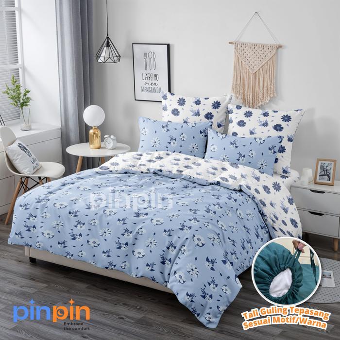 Bed Cover Set Sprei Motif Elouise - Ukuran Lengkap