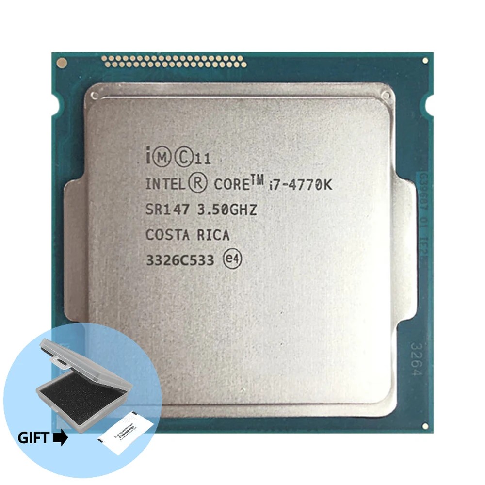 Intel Core I7-4770K I7 4770K I7 4770 K 3.5 Ghz Quad-Core Quad-Thread