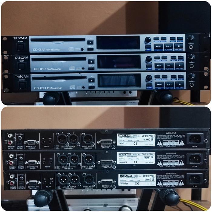 Tascam Cd01U 1-Rack Space Cd Player