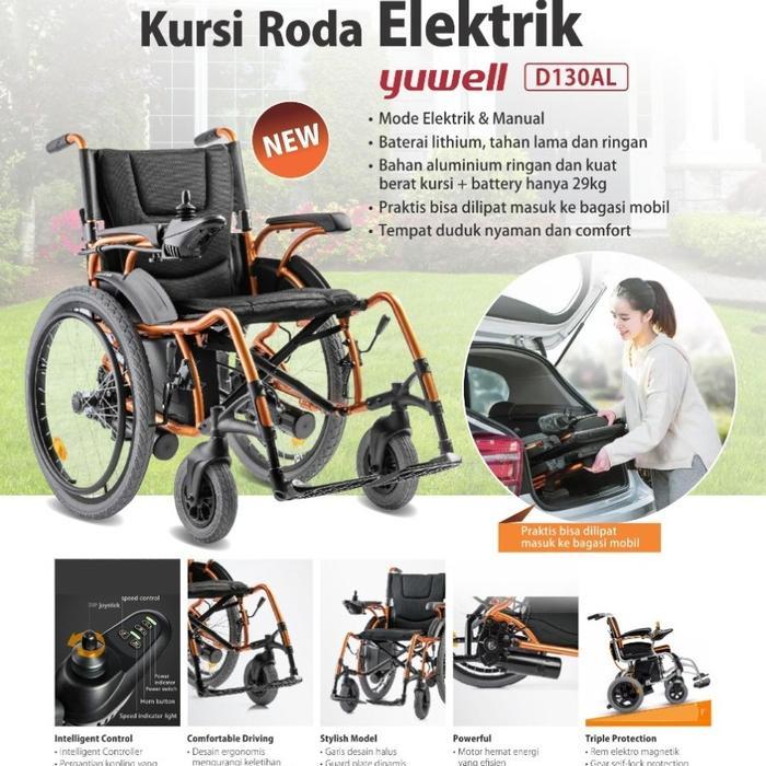 KURSI RODA ELEKTRIK YUWELL D130AL / KURSI RODA YUWELL / ELECTRIC WHEEL