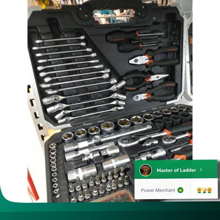 Fixman Set Perkakas Mekanik 124 Pcs/Tool Kit Perkakas