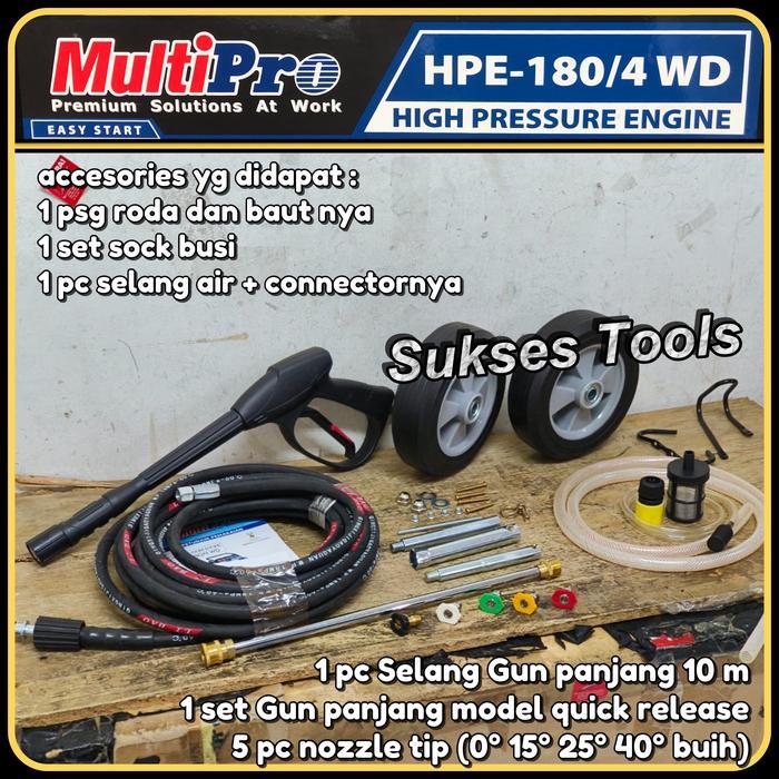 Stok Terbatas Mesin Steam W/ Engine Bensin Lakoni Daytona 120 G Multipro Hpe 180 4Wd Terlaris